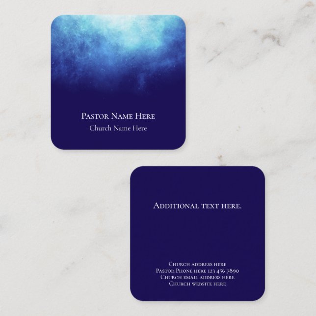 Christliche Pfarrkirche im benutzerdefinierten Tex Telefonnummerkarte (Vorne/Hinten)