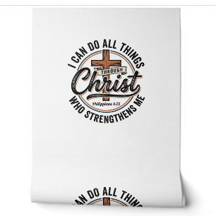 Christliche Philipper 4_13 Vintage-Zitat-Shirt Des Tapete
