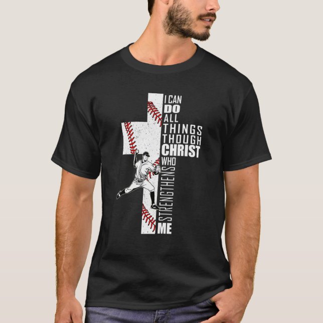 Christliche Philippinen 4-13 Jungen überqueren Bas T-Shirt (Vorderseite)