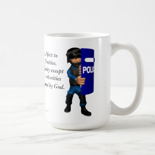 Christliche Polizei Kaffeetasse