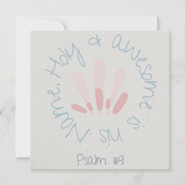 Christliche Postkarte / Faith Card (Vorderseite)