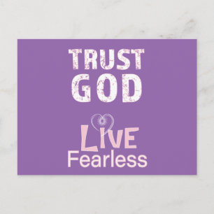 Christliche Postkarten Inspiration Vertrauen Gott