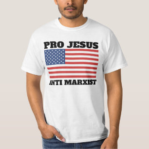 CHRISTLICHE PRO JESUS ANTI-MARXISTEN T-SHIRTS