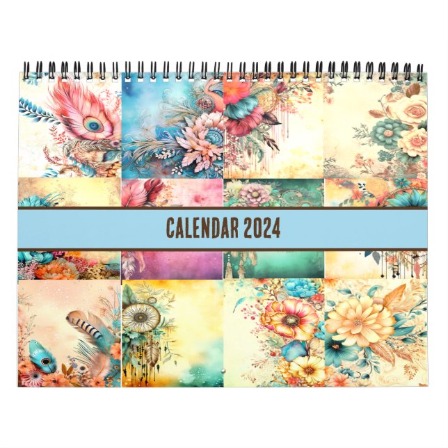 CHRISTLICHE QUOTE | BIBLE VERSE BOHO CHIC DESIGN KALENDER (Titelbild)