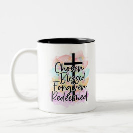 CHRISTLICHE QUOTE ZWEIFARBIGE TASSE