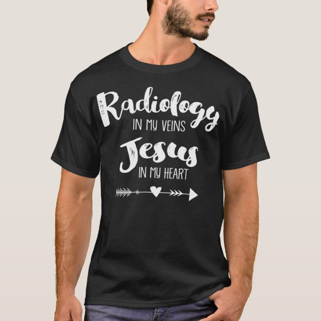 Christliche Radiologie Tech T XRay Tech Geschenke  T-Shirt (Vorderseite)
