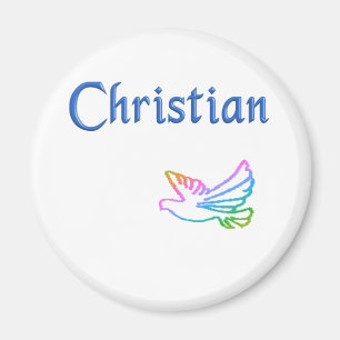 Christliche Regenbogenfohle Magnet
