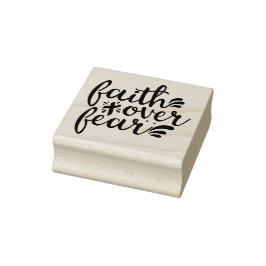 Christliche religiöse Bibel Verse Glaube über Angs Gummistempel