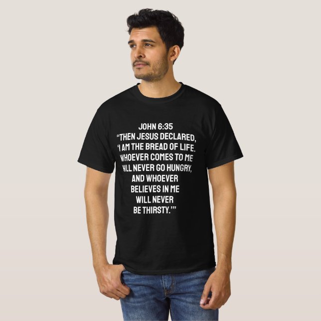 CHRISTLICHE RELIGIÖSE BIBLE VERSE QUOTEN T - Shirt (Vorne ganz)