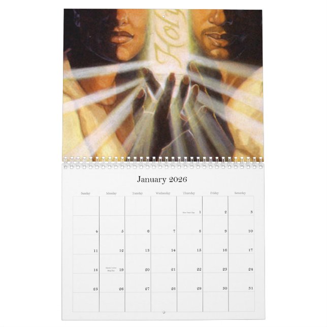 Christliche religiöse Kunst 2011 Kalender (Jan 2026)