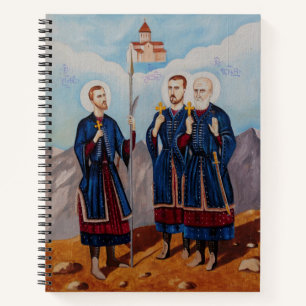 Christliche religiöse Kunstwerke Notizbuch