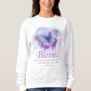 Christliche Schmetterlingsbibel für Frauen:gesegn Sweatshirt