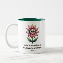 Christliche Schrift Angst Niedliche Blume