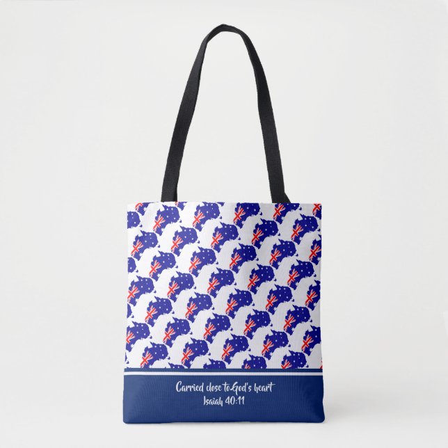 Christliche Schrift AUSTRALIA Isaiah Tasche (Vorderseite)