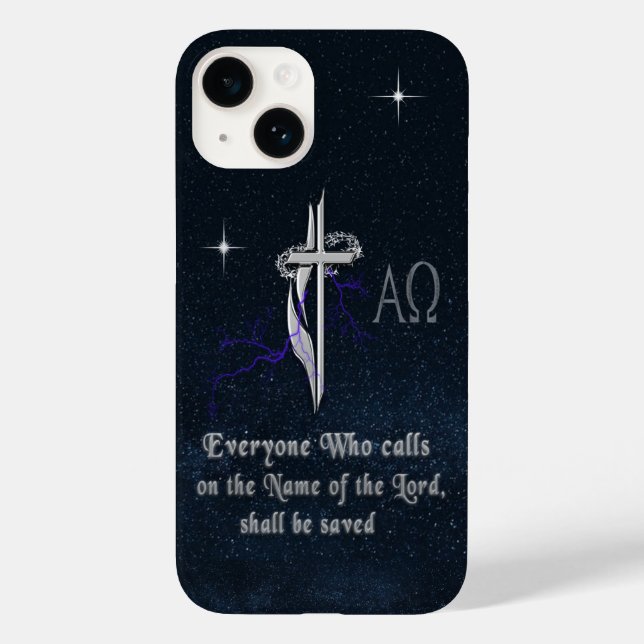 Christliche Schrift Case-Mate iPhone 14 Hülle (Rückseite)