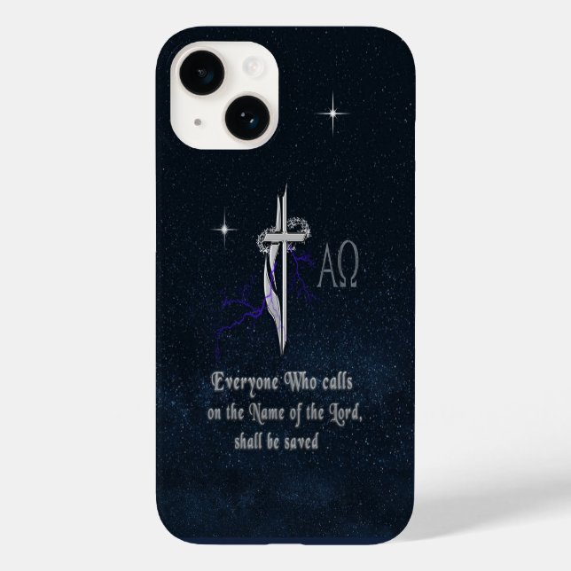Christliche Schrift Case-Mate iPhone 14 Hülle (Rückseite)