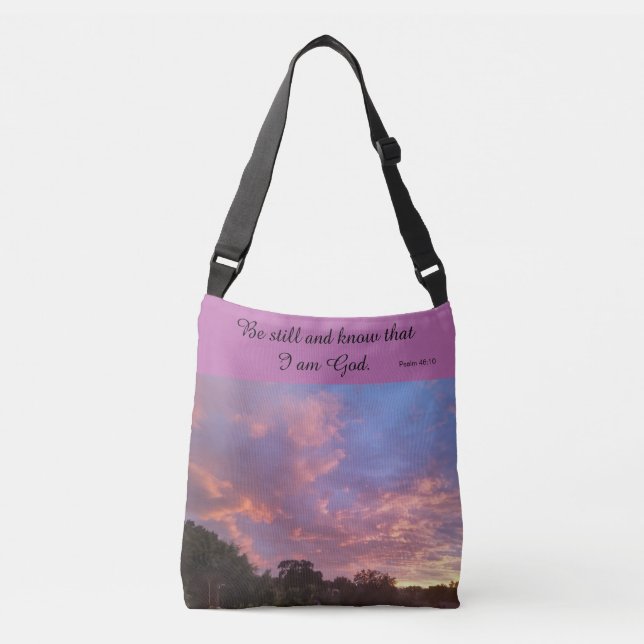 Christliche Schrift - Crossbody Bag Tragetaschen Mit Langen Trägern (Vorderseite)
