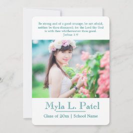 Christliche Schrift Foto Grad Ankündigung/ Einladung