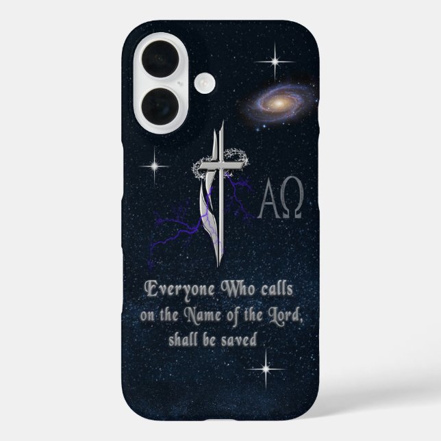 Christliche Schrift iPhone 16 Hülle (Rückseite)