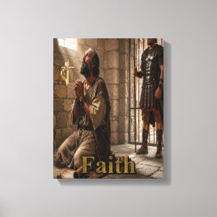 Christliche Schrift Leinwanddruck