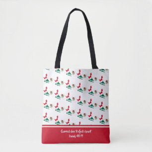 Christliche Schrift MEXIKO-FLAGGE Jesaja Tasche