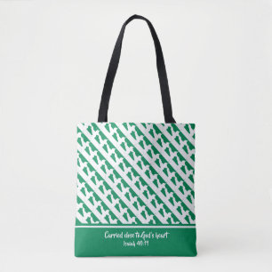 Christliche Schrift NIGERIA FLAG Isaiah Tasche