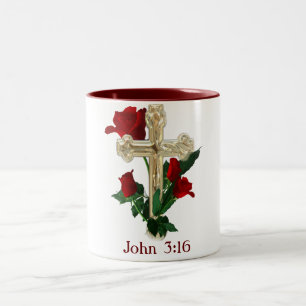 Christliche Schrift Zweifarbige Tasse