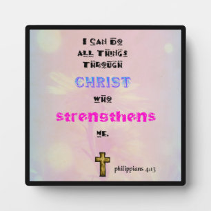 Christliche Schriftzeichen-Typografie Fotoplatte