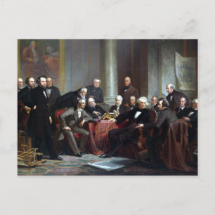 Christliche Schussele Männer des Fortschritts Postkarte
