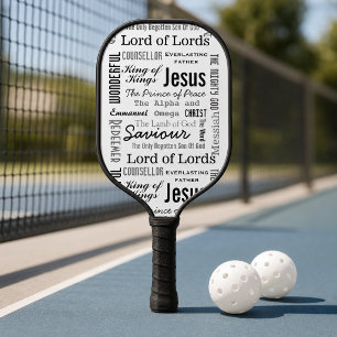 Christliche Siebzehn Namen Jesu Pickleball Schläger