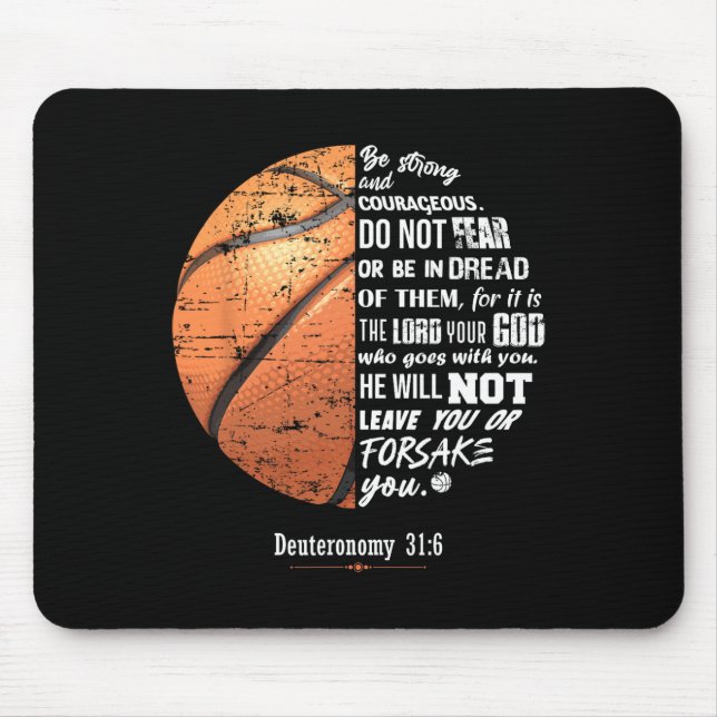 Christliche Sketch-Darmkrebs-Bibelkarte Mousepad (Vorne)