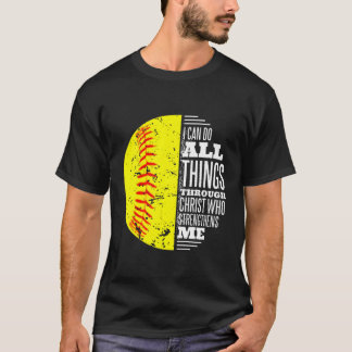 Christliche Software, die ich durch Chr alles mach T-Shirt