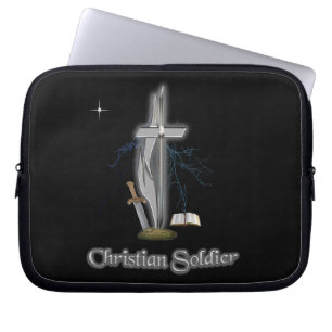Christliche Soldat-Hüllen Laptopschutzhülle