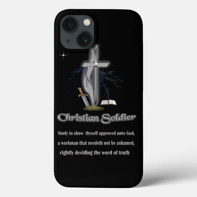 Christliche Soldatenartikel Case-Mate iPhone Hülle (Rückseite)