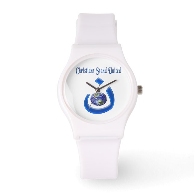 christliche Solidarität Armbanduhr (Vorderseite)
