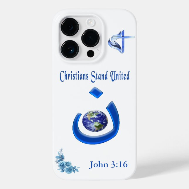 Christliche Solidarität Case-Mate iPhone 14 Pro Hülle (Rückseite)