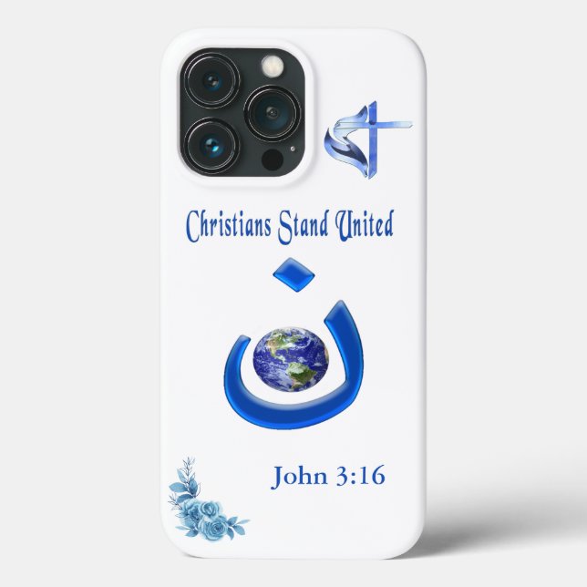 Christliche Solidarität Case-Mate iPhone Hülle (Rückseite)