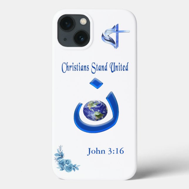 Christliche Solidarität Case-Mate iPhone Hülle (Rückseite)