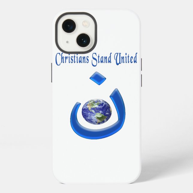 Christliche Solidarität iPhone Hülle (Rückseite)