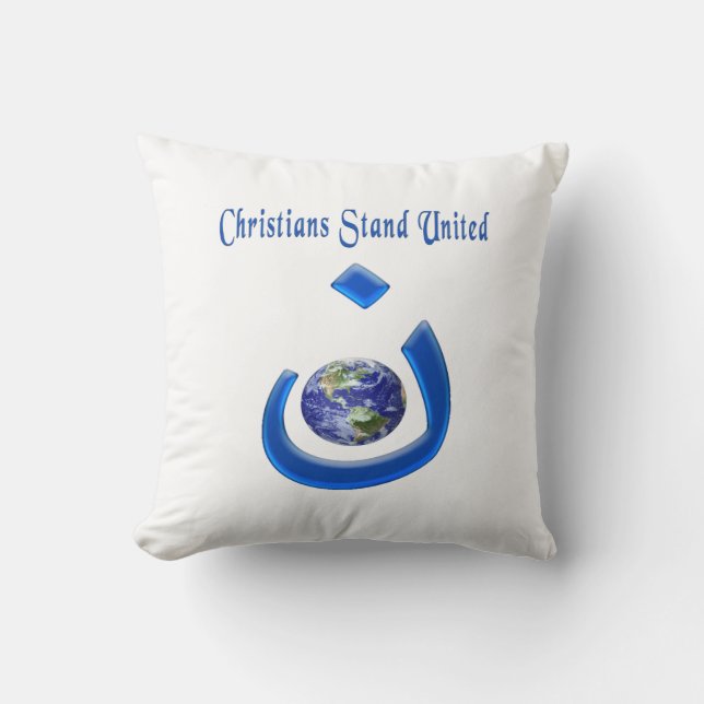 Christliche Solidarität Kissen (Vorderseite)