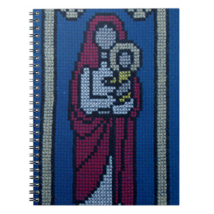 Christliche Stickerei Notizblock