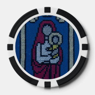Christliche Stickerei Pokerchips
