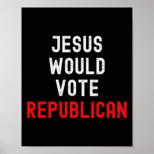 Christliche Stimme Republikanischer Amerikanischer Poster