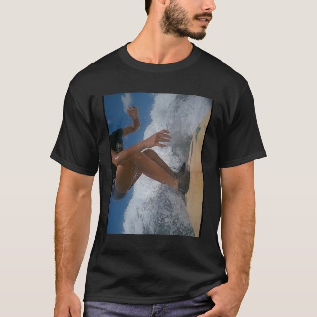 Christliche Surfer Girl T-Shirt (Vorderseite)