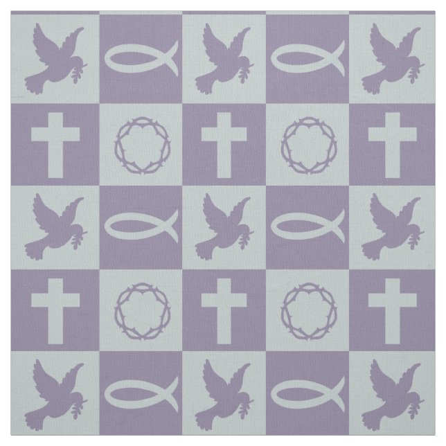 Christliche Symbole Stoff (Muster)