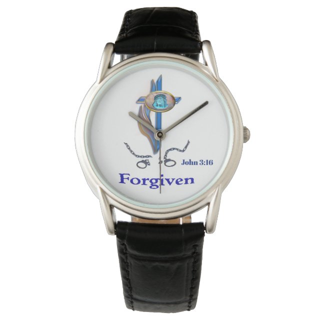 Christliche T - Shirt Armbanduhr (Vorderseite)