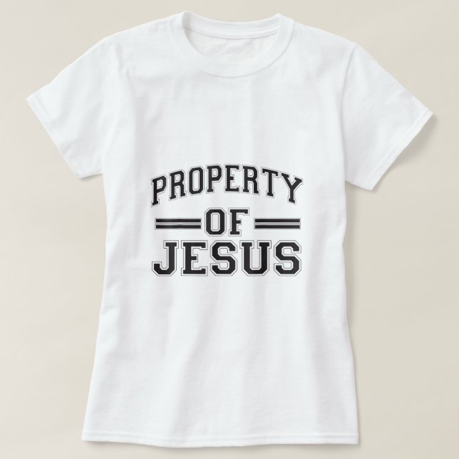 Christliche T-Shirt-Eigenschaft Jesu T-Shirt (Design vorne)