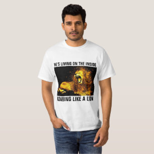 CHRISTLICHE T - Shirt, LION JUDAH ROARING T-Shirt