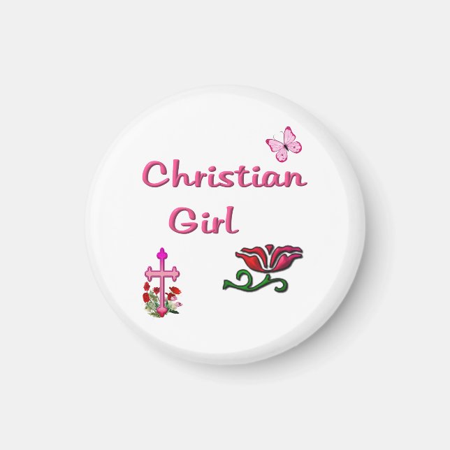 Christliche T - Shirt Magnet (Vorne)