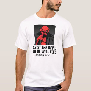 Christliche T - Shirt, Residenz des Teufels, James T-Shirt